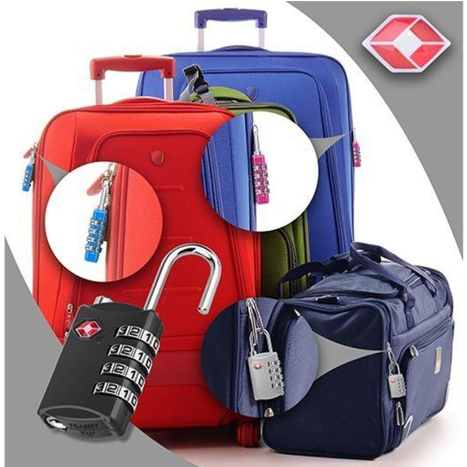 CJSJ YiF Gembok Koper Angka 4 Digit Password TSA Lock Suitcase Luggage - TSA309