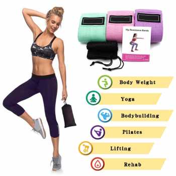 Jual Paket Resistance Band Isi Alat Gym Portable lentur Tali