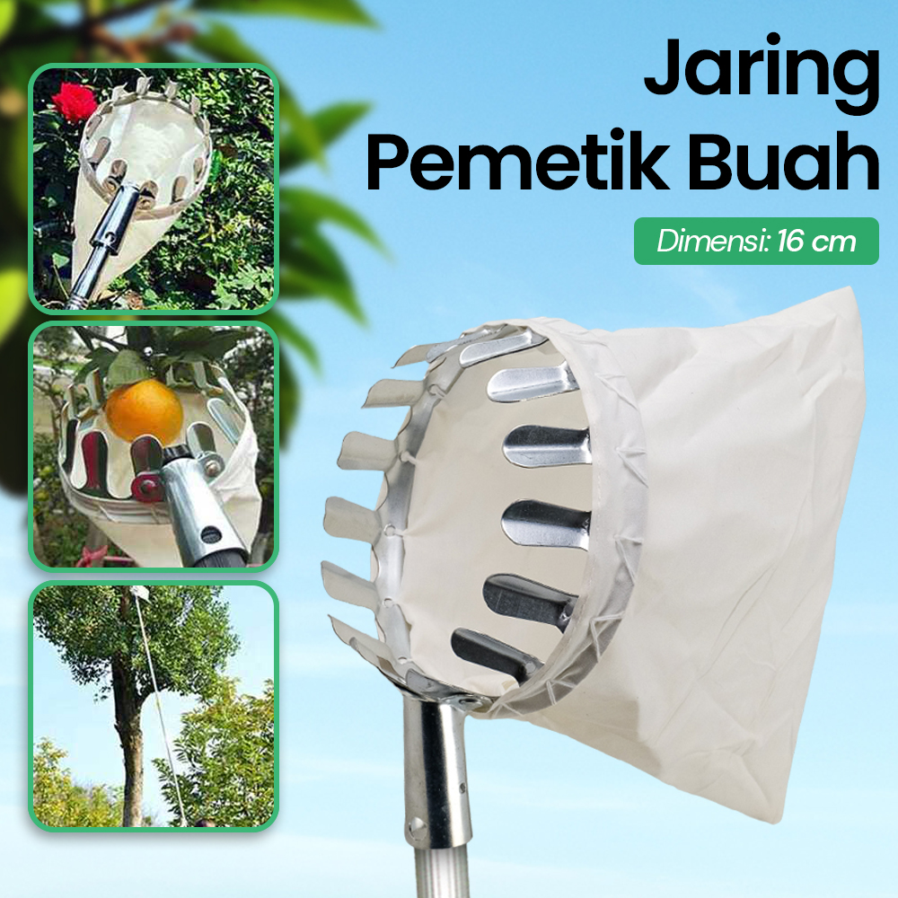 HOMYL Jaring Net Pemetik Buah Fruit Picker Collection Head - HM16