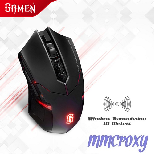 Gamen Workmate Jual Gamen GM300W Mouse Gaming Wireless 2400DPI - Gaming Mouse