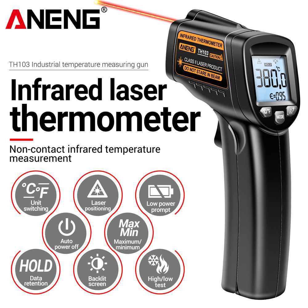 Jual ANENG Thermometer Infrared Laser Digital Non Contact LCD