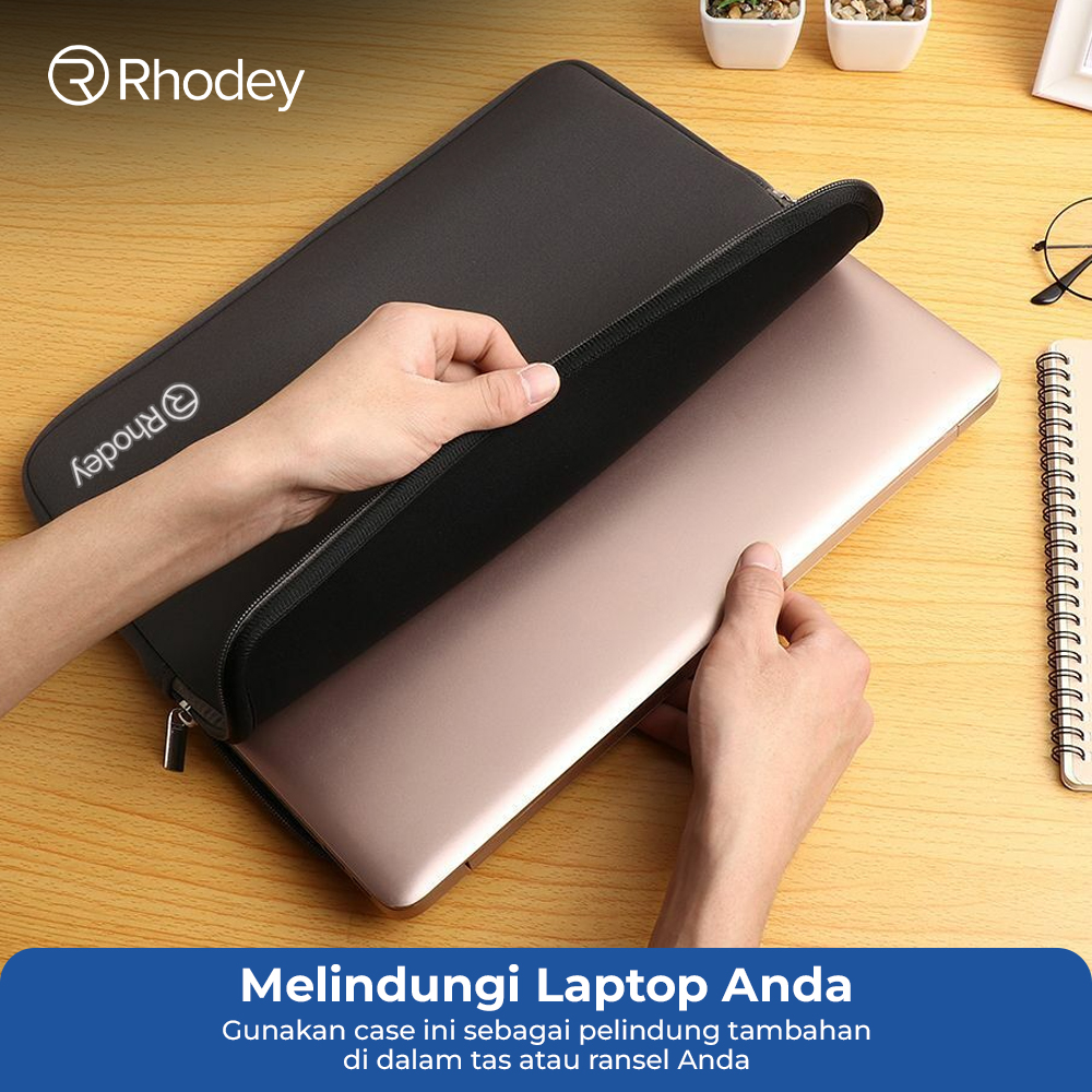 Rhodey Sleeve Case Laptop Universal Protective Bag Neoprene with Pouch - AK03