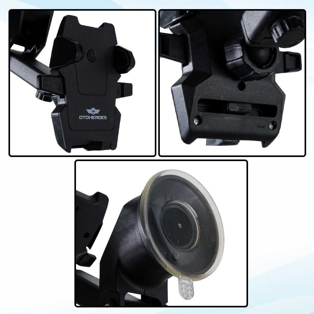 OTOHEROES Smartphone Car Holder Adjustable with Suction Cup - T003