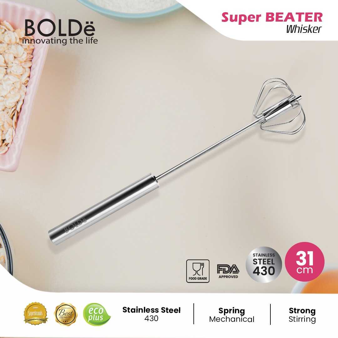 Jual Super Beater Whisker Hand mixer manual otomatis stainless
