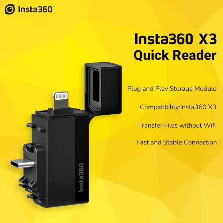 Quick Racka Insta Jual Insta360 X3 Quick Reader Insta 360 | Jakmall.com