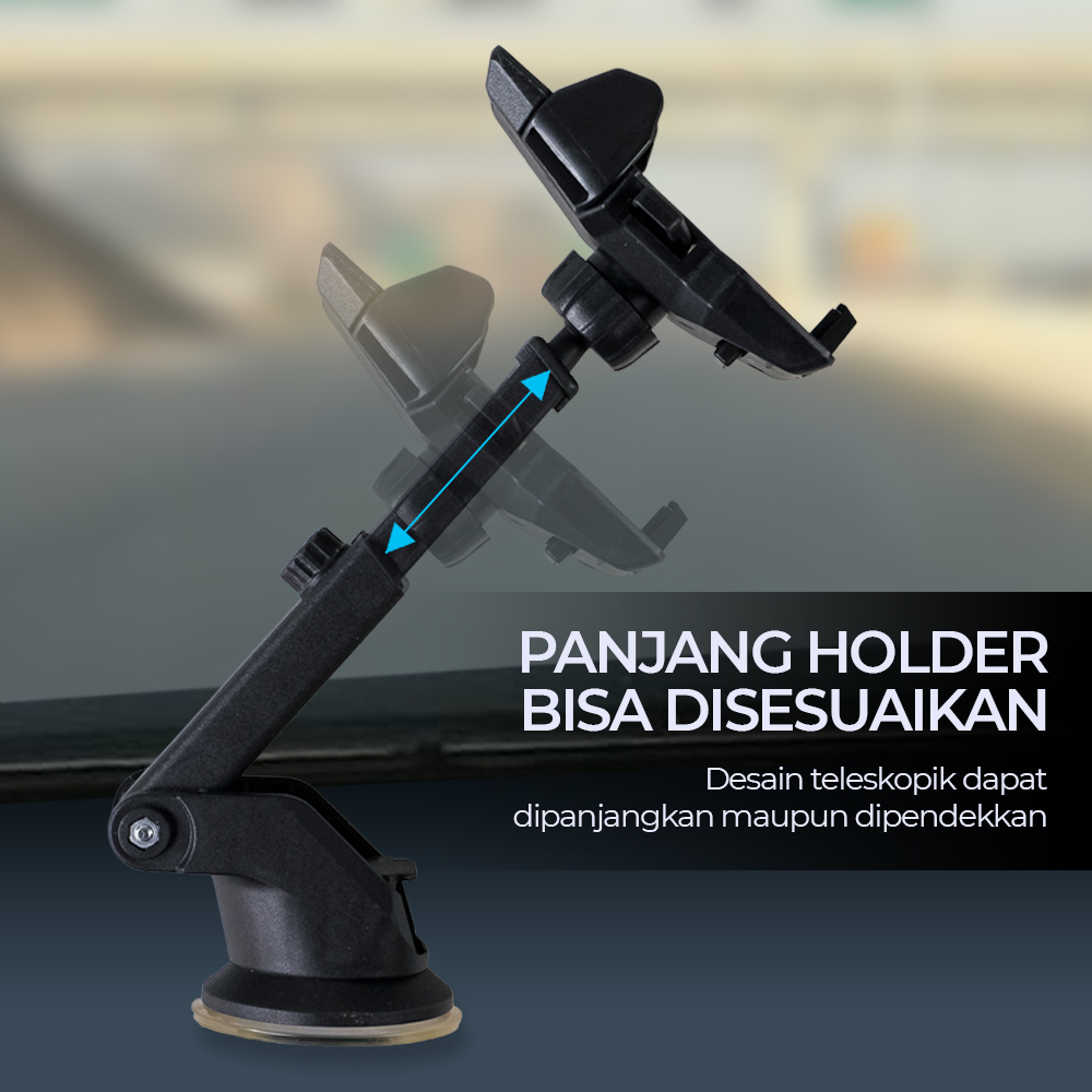 OTOHEROES Smartphone Car Holder Adjustable with Suction Cup - T003