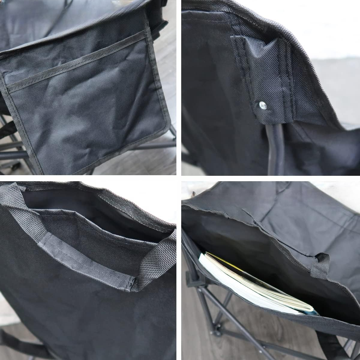 TaffSPORT Kursi Lipat Outdoor Camping Foldable Chair with Pocket - ON-600
