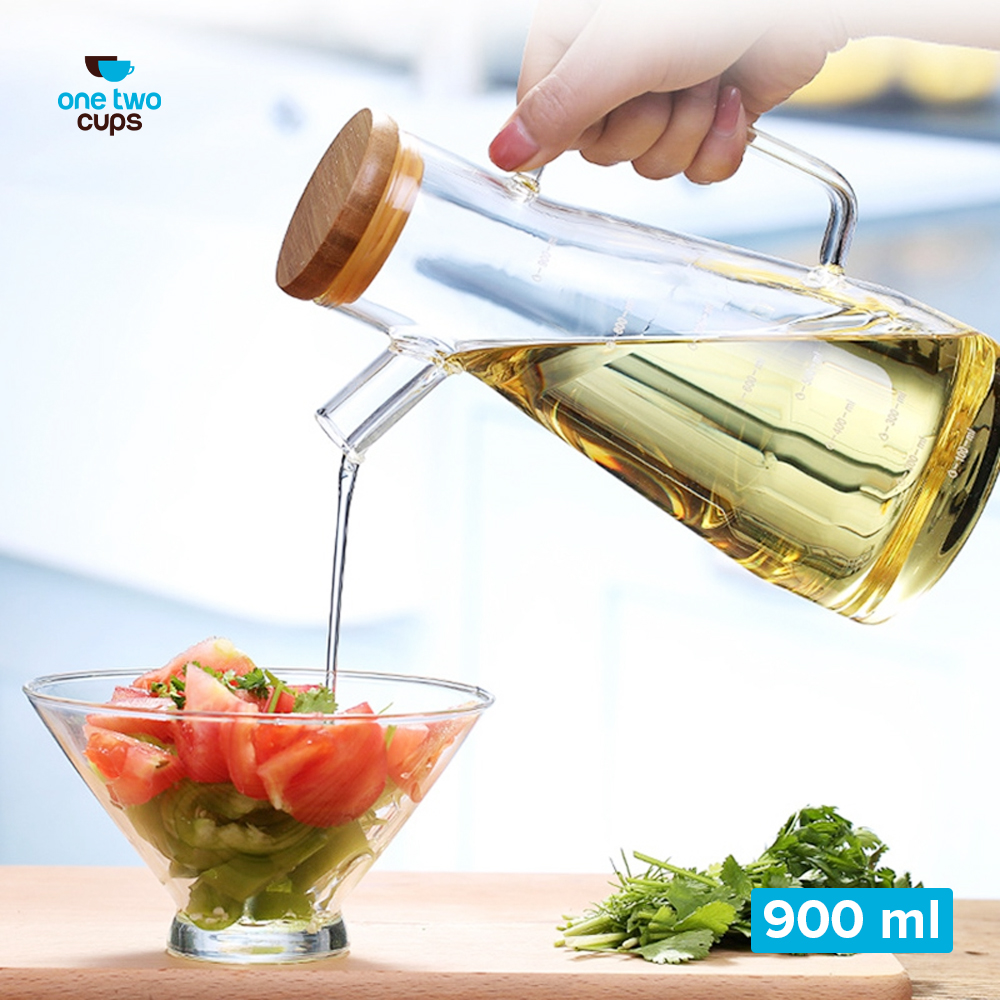 One Two Cups Botol Minyak Borosilicate Glass Oil Pot 900ml - S2079