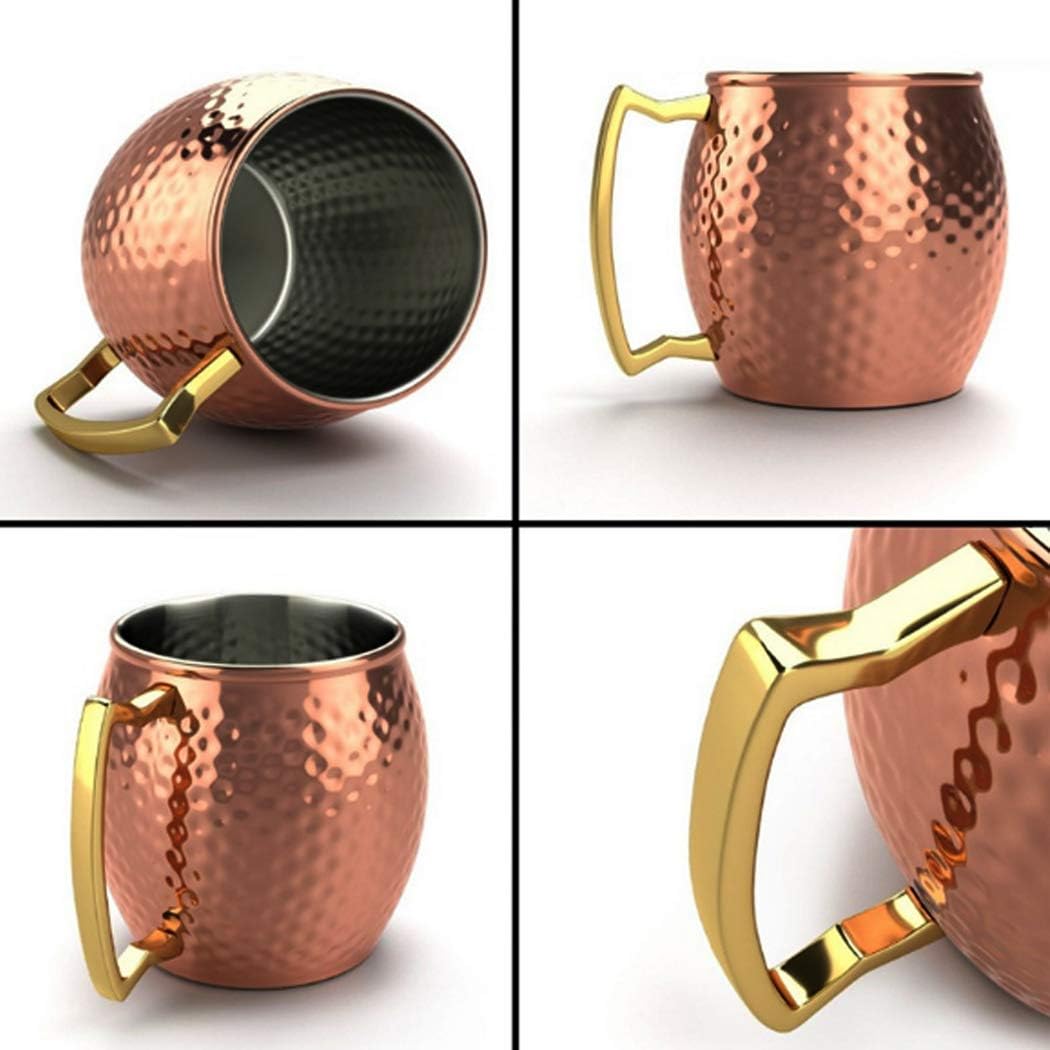 AINIYO Cangkir Kopi Stainless Steel Moscow Mule Mug 550ml - A55