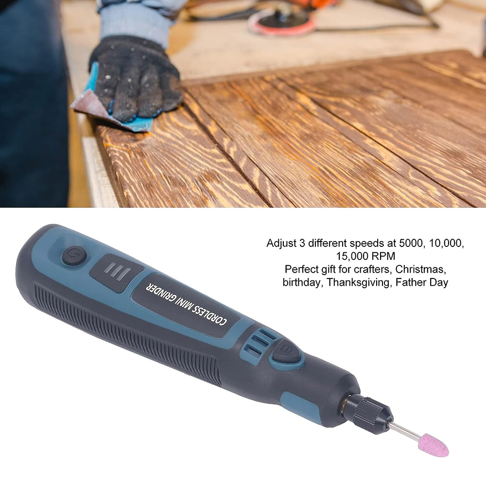 CMG Bor Listrik Mini Grinder Polishing USB 3 Speed 15000 RPM 3.6V - TY-CM01