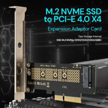 Jual JEYI NVMe SSD to PCI-E x4 Expansion Adaptor Card