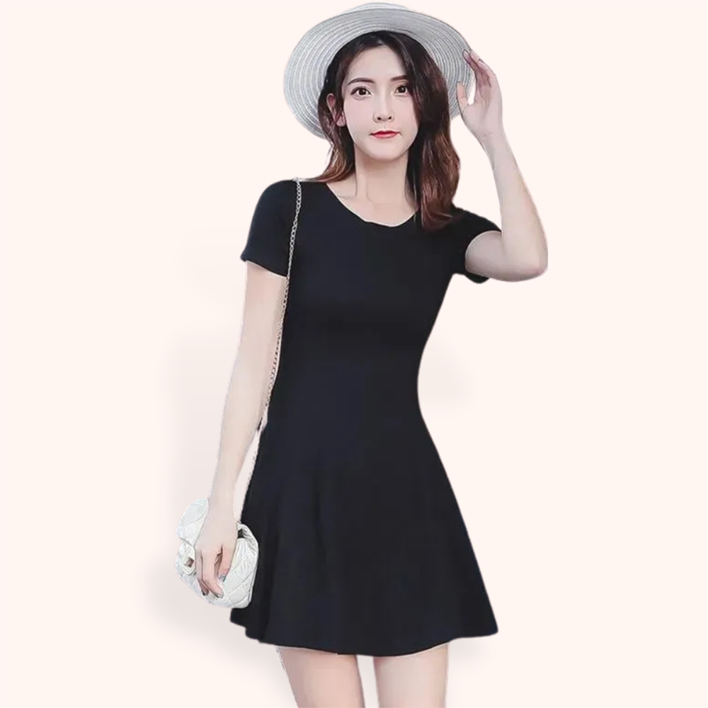 Mini Dress sexy lengan pendek wanita model terbaru - Jfashion Nanda