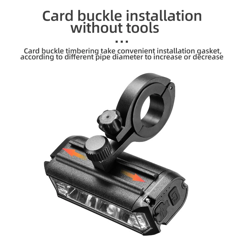 OFFBONDAGE Lampu Sepeda Waterproof Rechargeable 2000mAh 900 Lumens - EOS610