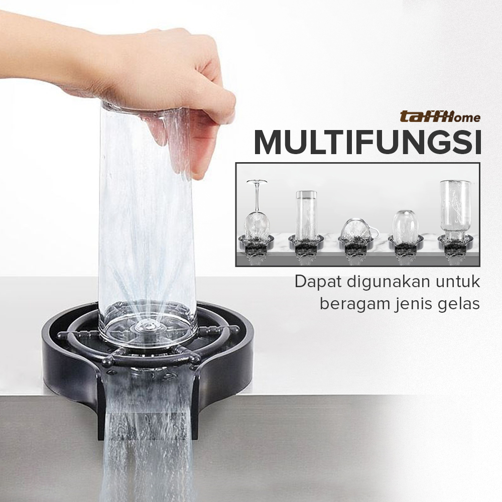 TaffHOME Pencuci Gelas Otomatis Selang Panjang Jug Rinser Washer - SU10