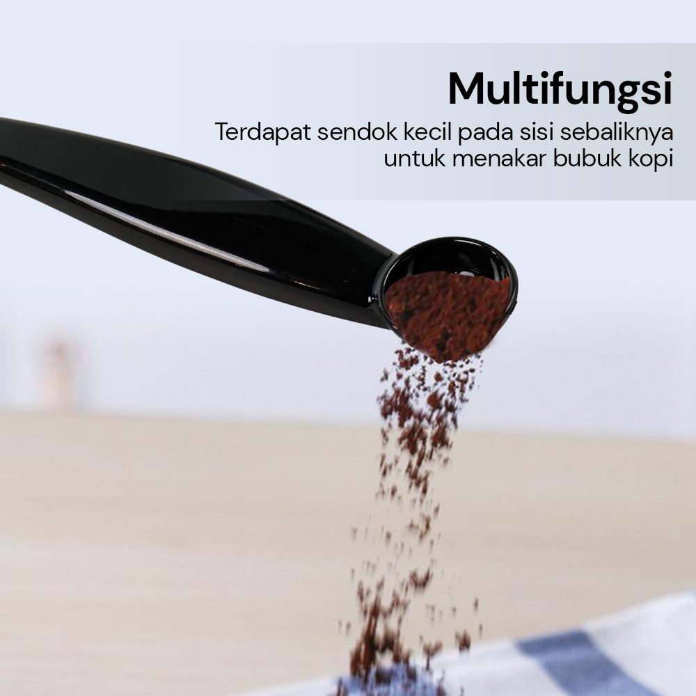 Dalinwell 2 in 1 Sikat Sendok Pembersih Mesin Kopi Espresso 1PCS - 8809