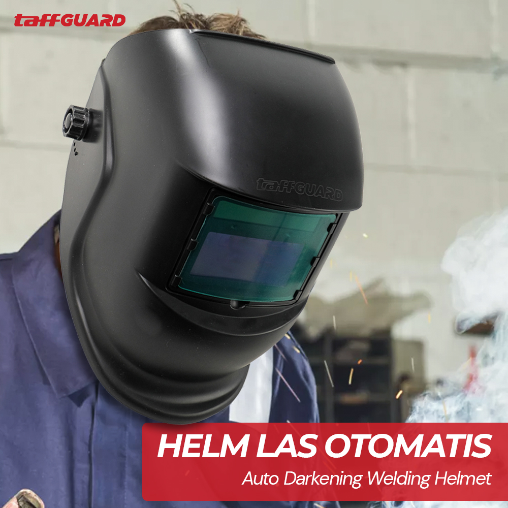TaffGUARD DEKO Helm Las Otomatis Auto Darkening Welding Helmet - MZ224