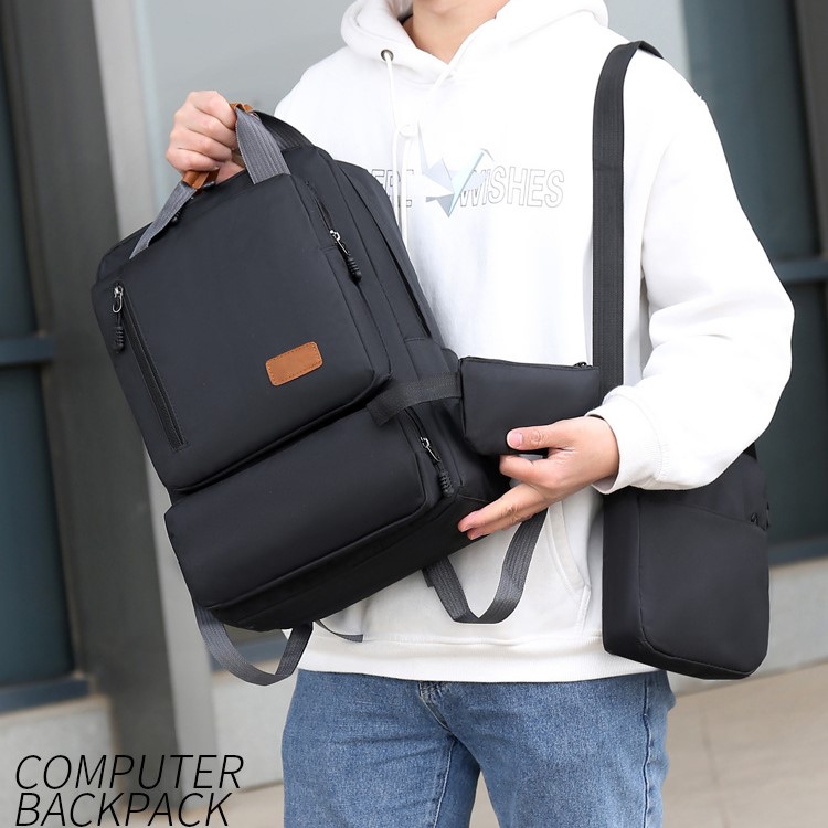 GFAY Tas Ransel Laptop 3 in 1 Sling Bag Pouch Oxford Casual Style - G30