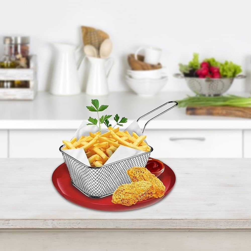 Jual OLO Keranjang Kentang Goreng Fries Rack Deep Fry Basket