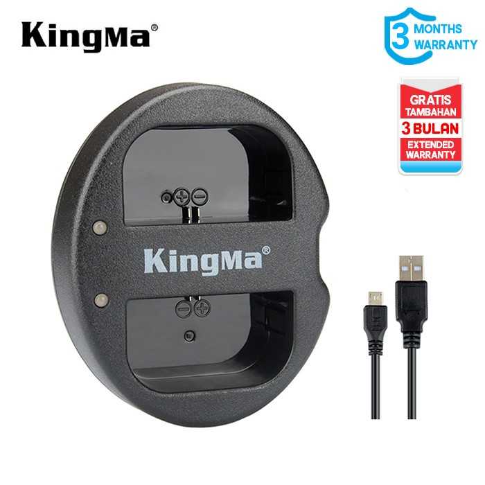 Jual Charger KINGMA LP-E6 LC-E6 for Canon EOS 80D 7D 5DII