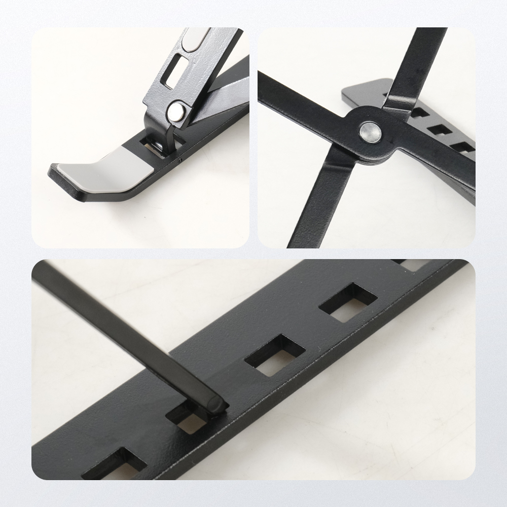 MC Laptop Stand Lipat Riser Foldable Adjustable Aluminium - N3