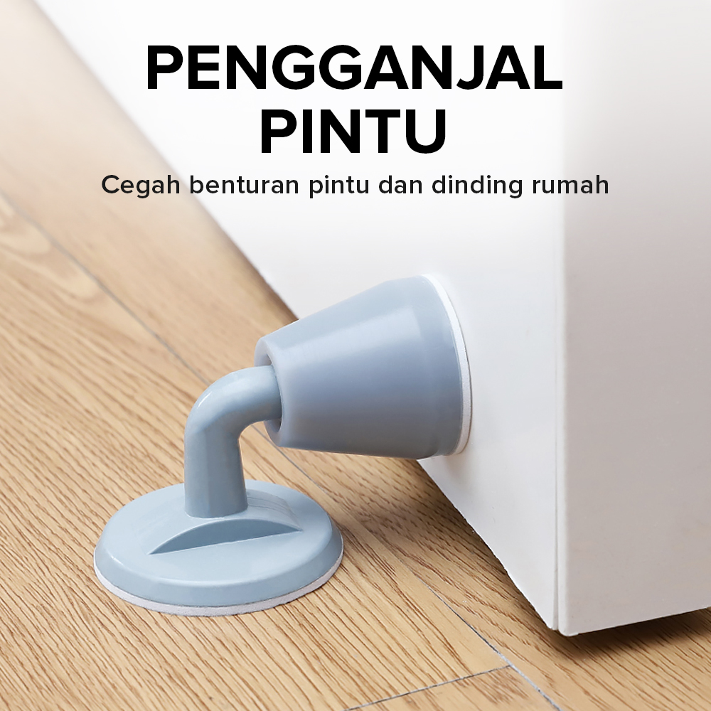 ALLIHOUSE Karet Penahan Pintu Rumah Silikon Door Stopper - CAL157