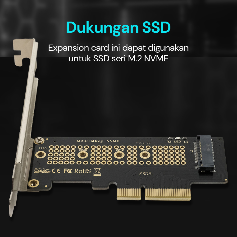 JEYI M.2 NVMe SSD to PCI-E 4.0 x4 Expansion Adaptor Card - SK4