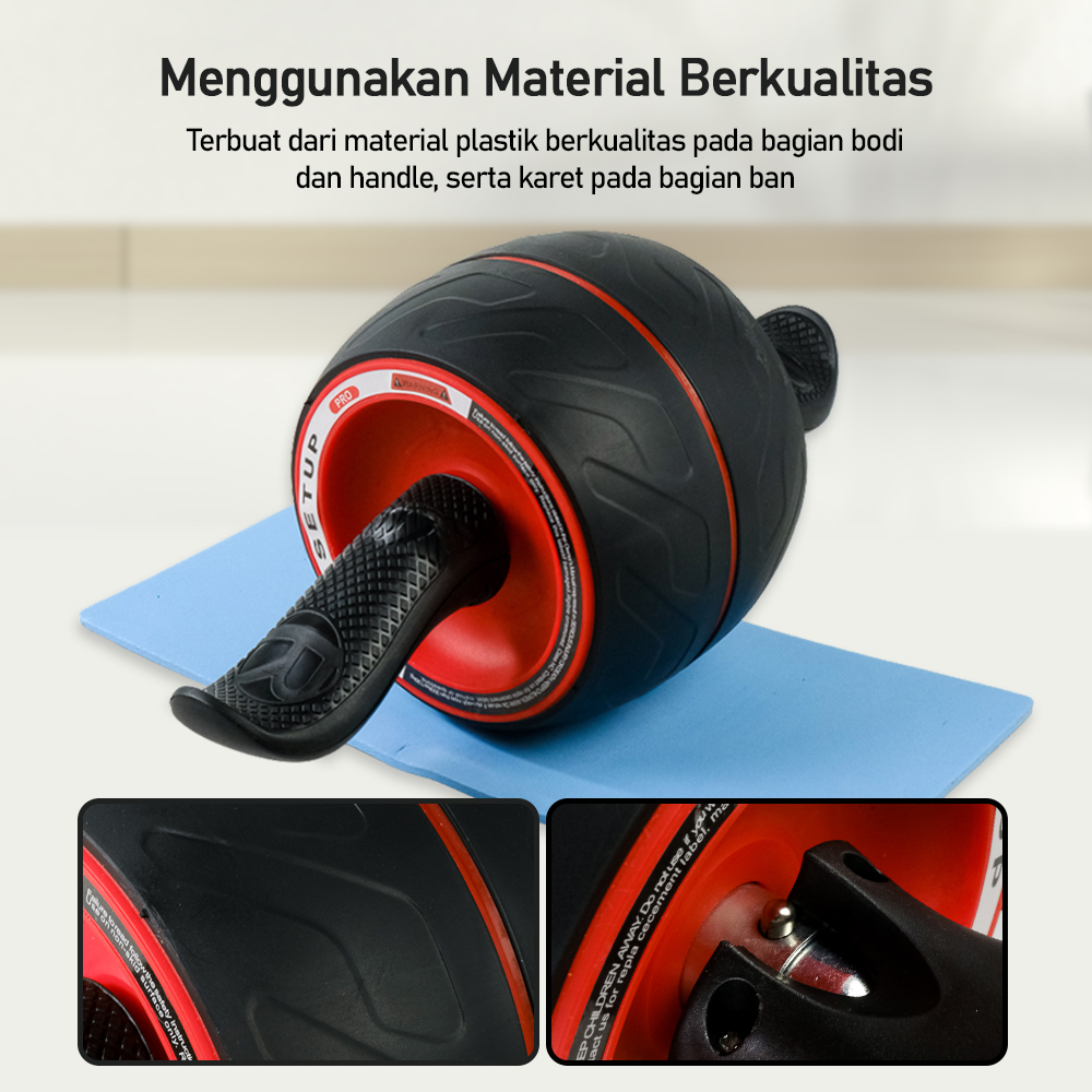 MAILTank Alat Fitness Roller ABS Abdominal Wheel Exercise - OA02