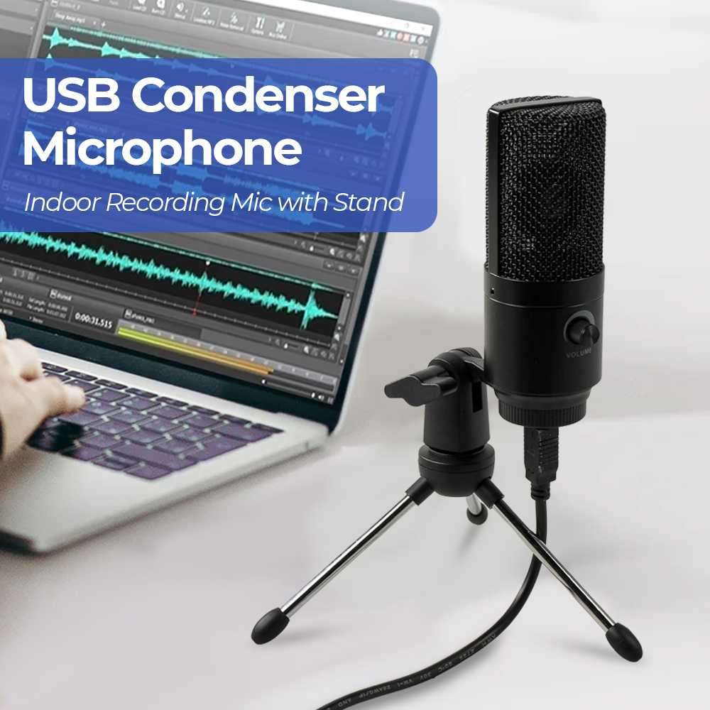 Jual Fifine USB Microphone Condenser Mic Recording Indoor with