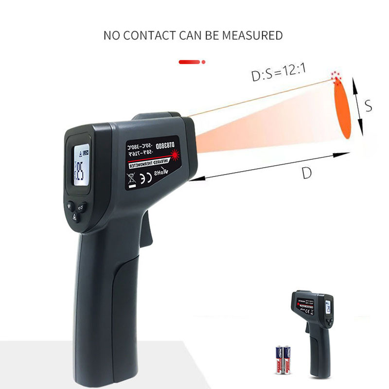 Kaemeasu Thermogun Thermometer Infrared Digital Non Contact - DT8380D