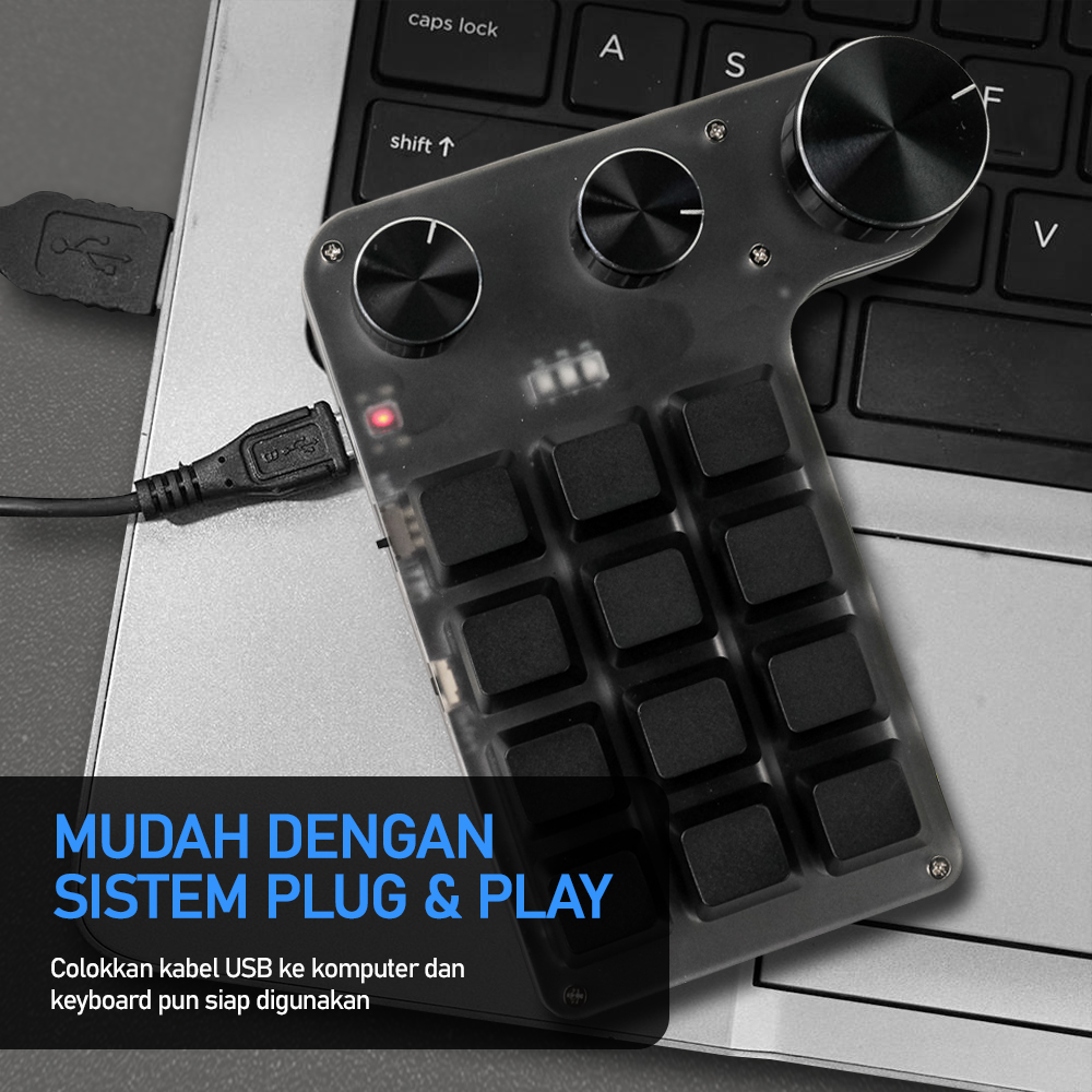 MagiDeal Keyboard Mechanical Bluetooth Shortcut Rechargeable - MD-12