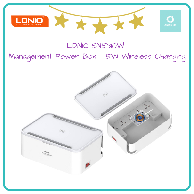 Jual LDNIO SN5310W Management Power Strip Box 15W Wireless