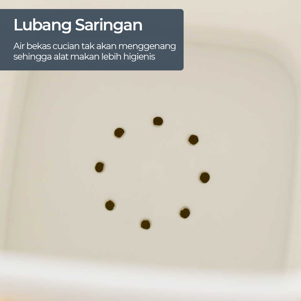 TaffHOME Rak Organizer Dapur Tempat Sendok Garpu 3 Gelas - LL251