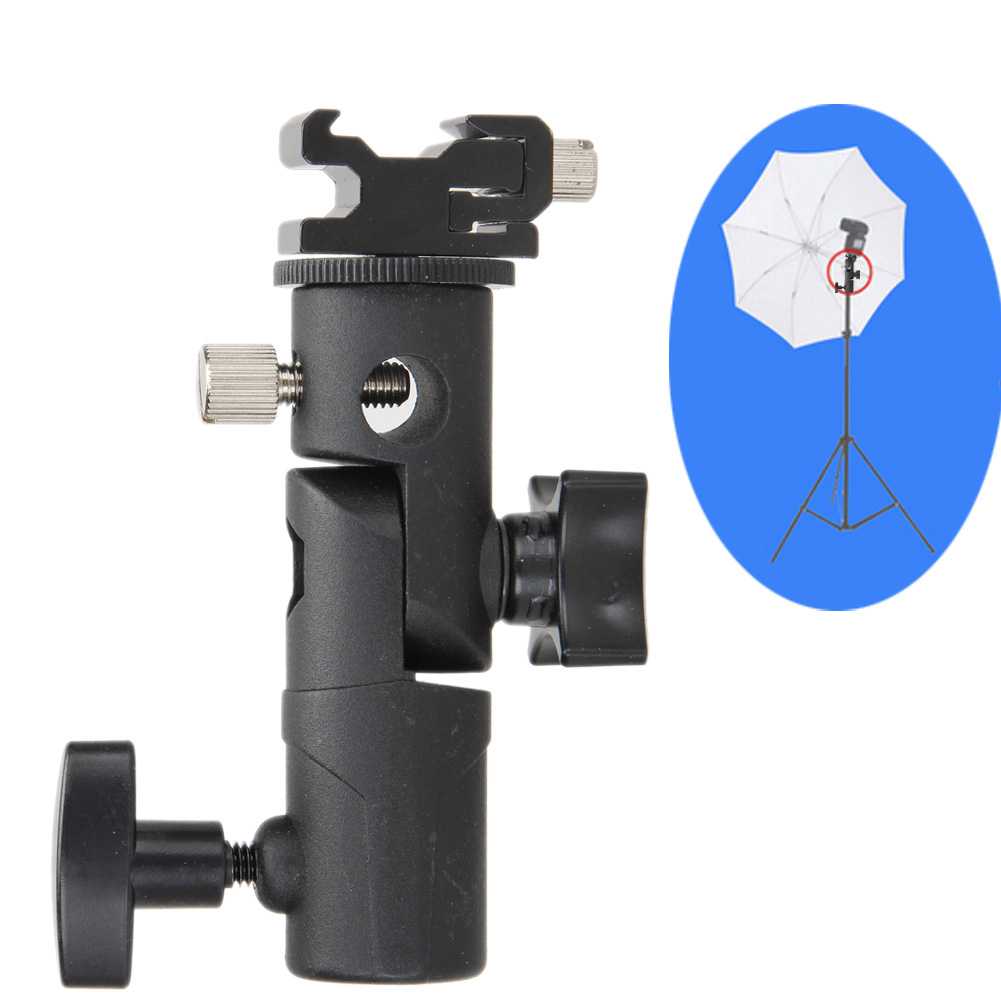 Jual TaffSTUDIO Hot Shoe Flash Holder Bracket for Light Stand