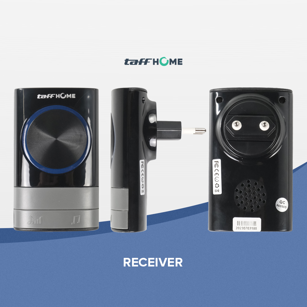 TaffHOME Bel Pintu Wireless 51 Tunes 2 Receiver 1 Transmitter - Q189-BB