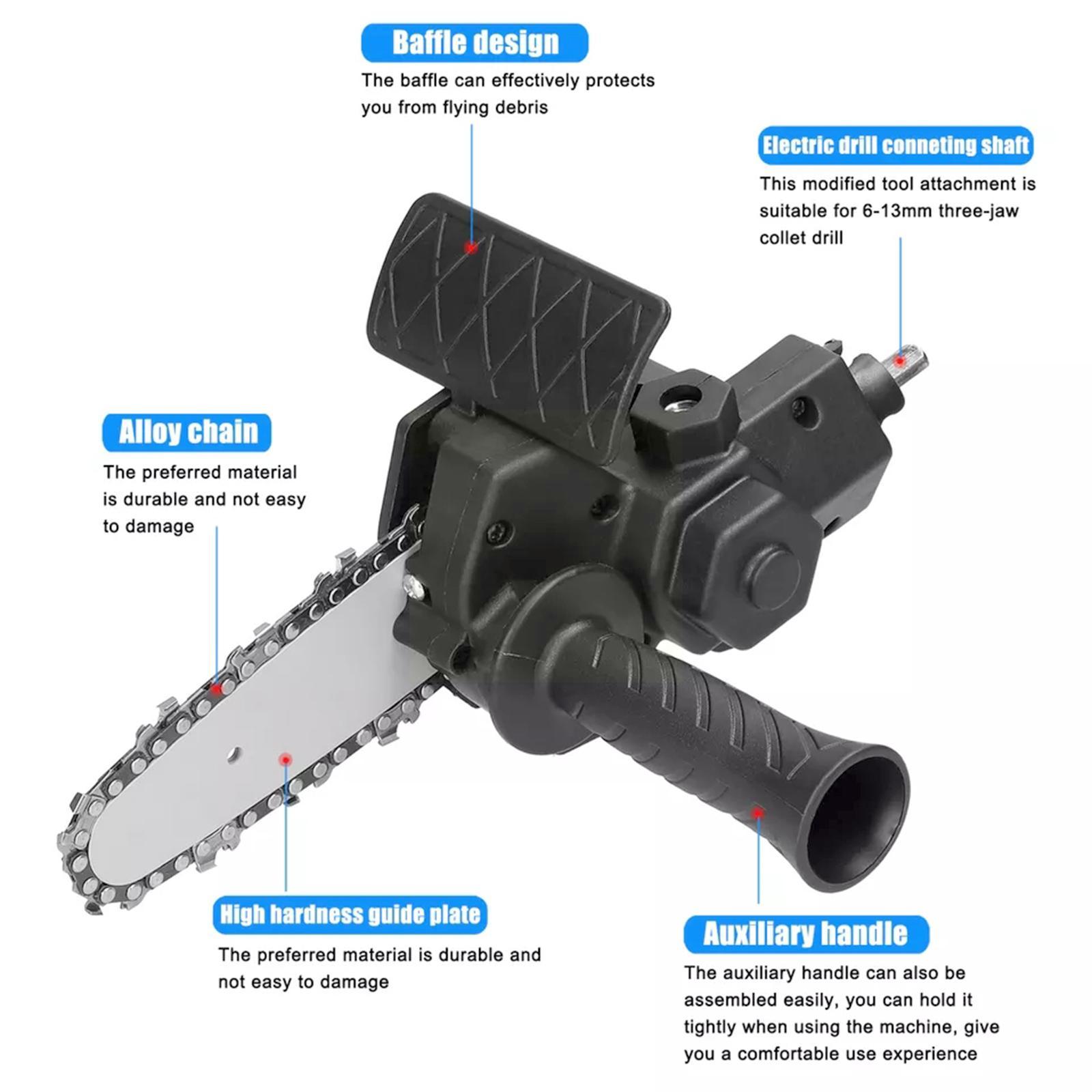 HILIXUN Adaptor Bor Gergaji Mesin Chainsaw Drill Converter - HX46