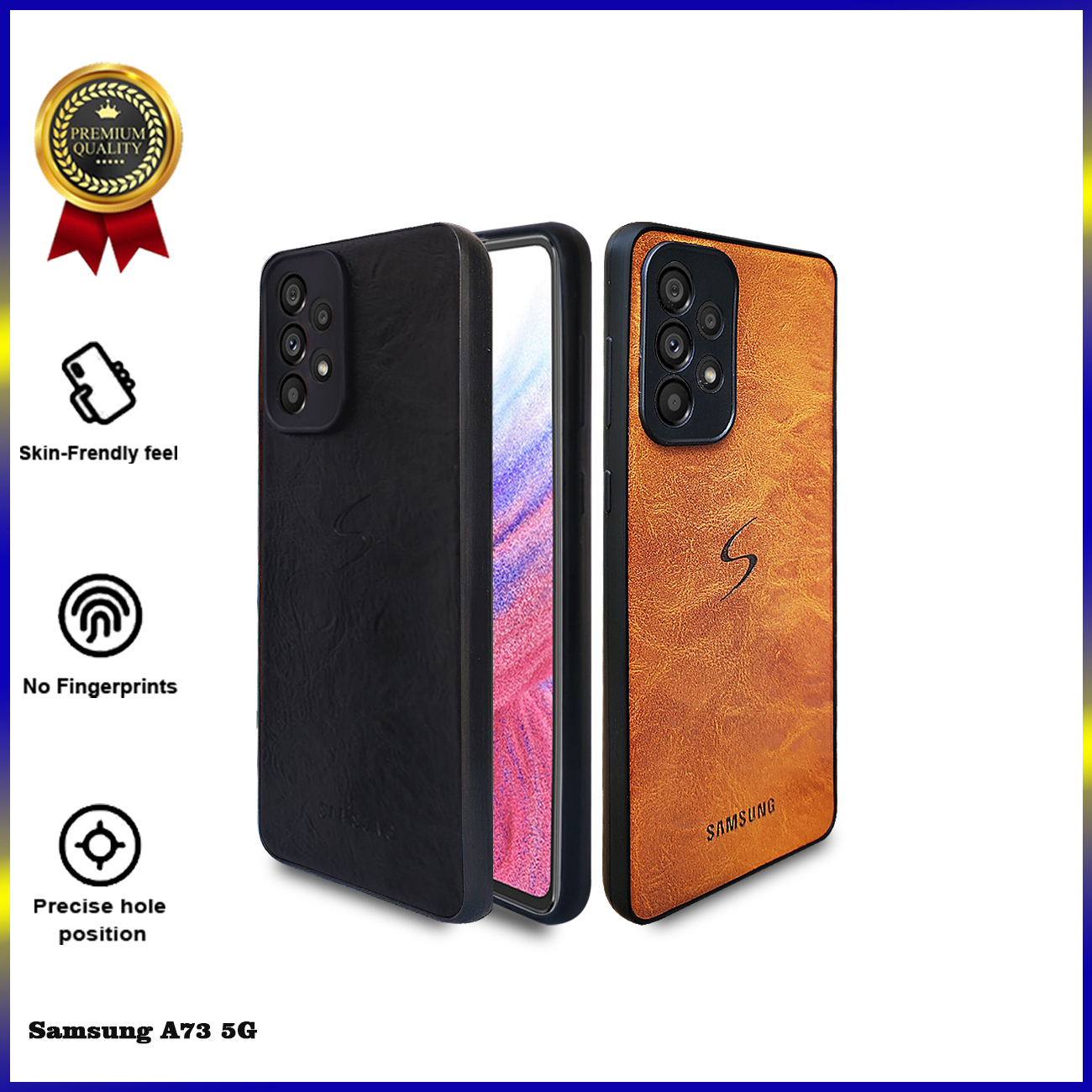 Softcase Leather PREMIUM Case Samsung A73 5G Casing Slim [ NEW ]