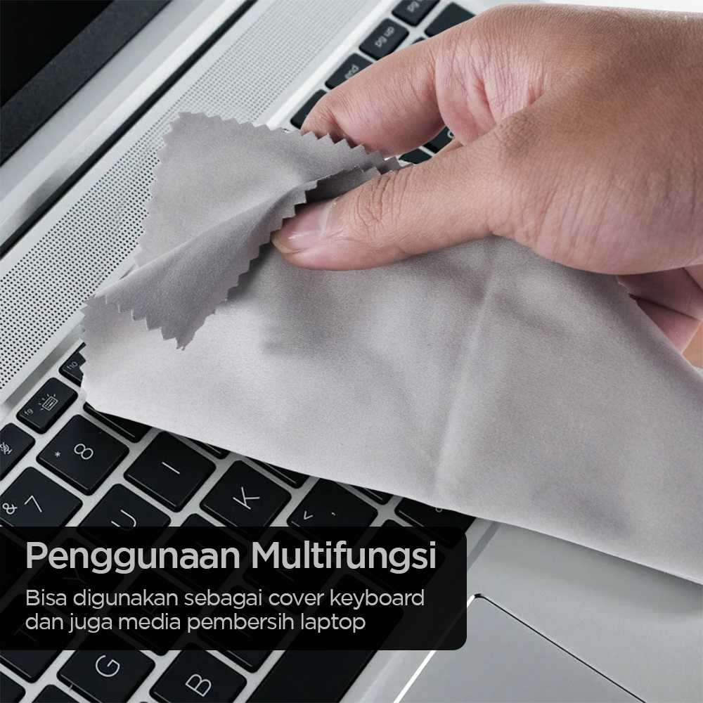 TaffGO Kain Keyboard Laptop Cover Lap Cleaning Cloth Microfiber - E-02 - Gambar 2