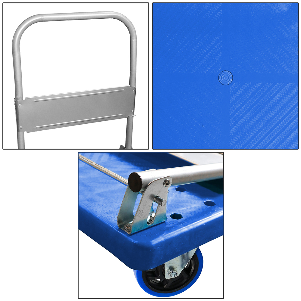 WPRO Troli Barang Lipat Trolley Folding Cart Silent Wheel - FPT-300