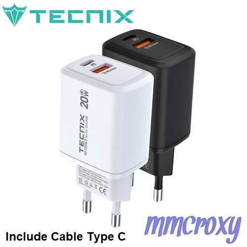 Jual Tecnix CHR091 AC Adapter Charger Kit QC 3.0 PD 20W With