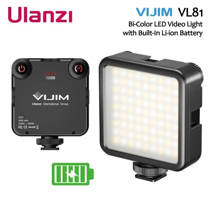 Jual Ulanzi Vijim VL81 LED Video Continuous Light Bicolor