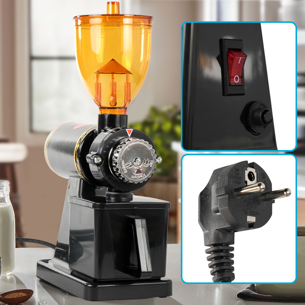 One Two Cups Alat Penggiling Kopi Elektrik Coffee Grinder Adjustable - 600N