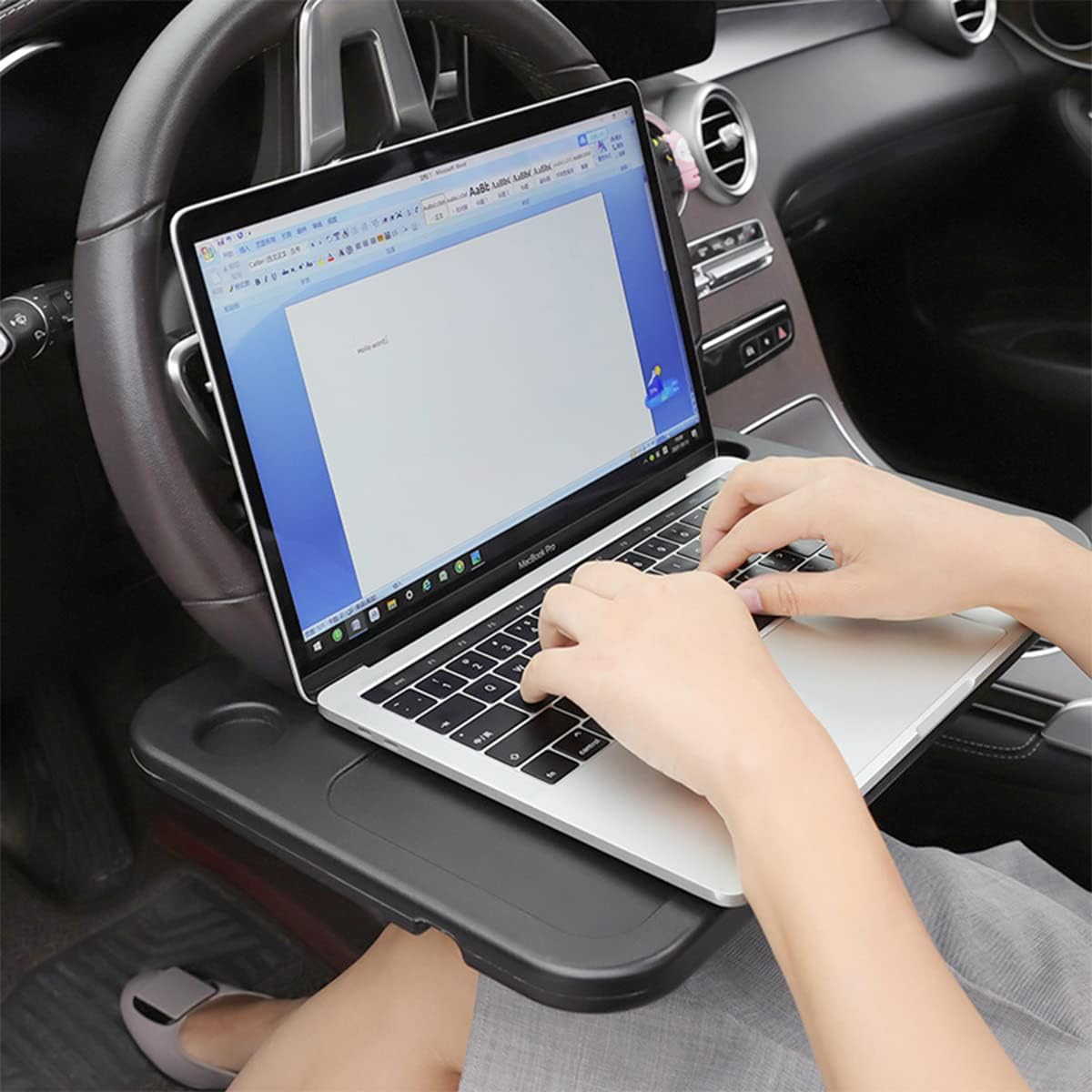 DAYLYRIC Meja stir Mobil Laptop Desk Dining Table Car Double Side - DL42