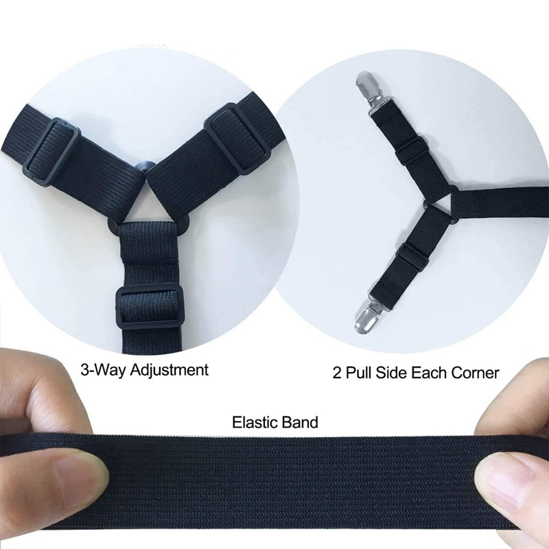 SIAOMO Jepitan Pengait Seprai Kasur Bed Sheet Clip Adjustable Length - SM2