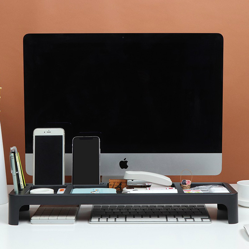 Cabilock Rak Organizer Meja Komputer Desktop Storage Shelf Rack - RCK-47