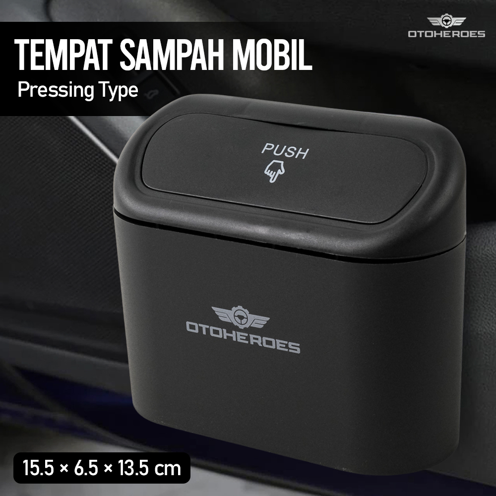 OTOHEROES Tempat Sampah Mobil Trash Bin Pressing Type - DDE01