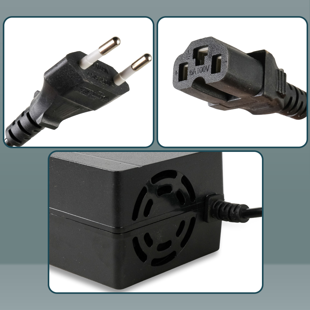 DIXSG Adaptor Charger Baterai Skuter Sepeda Listrik 48-59V 2.8A - 48V20AH
