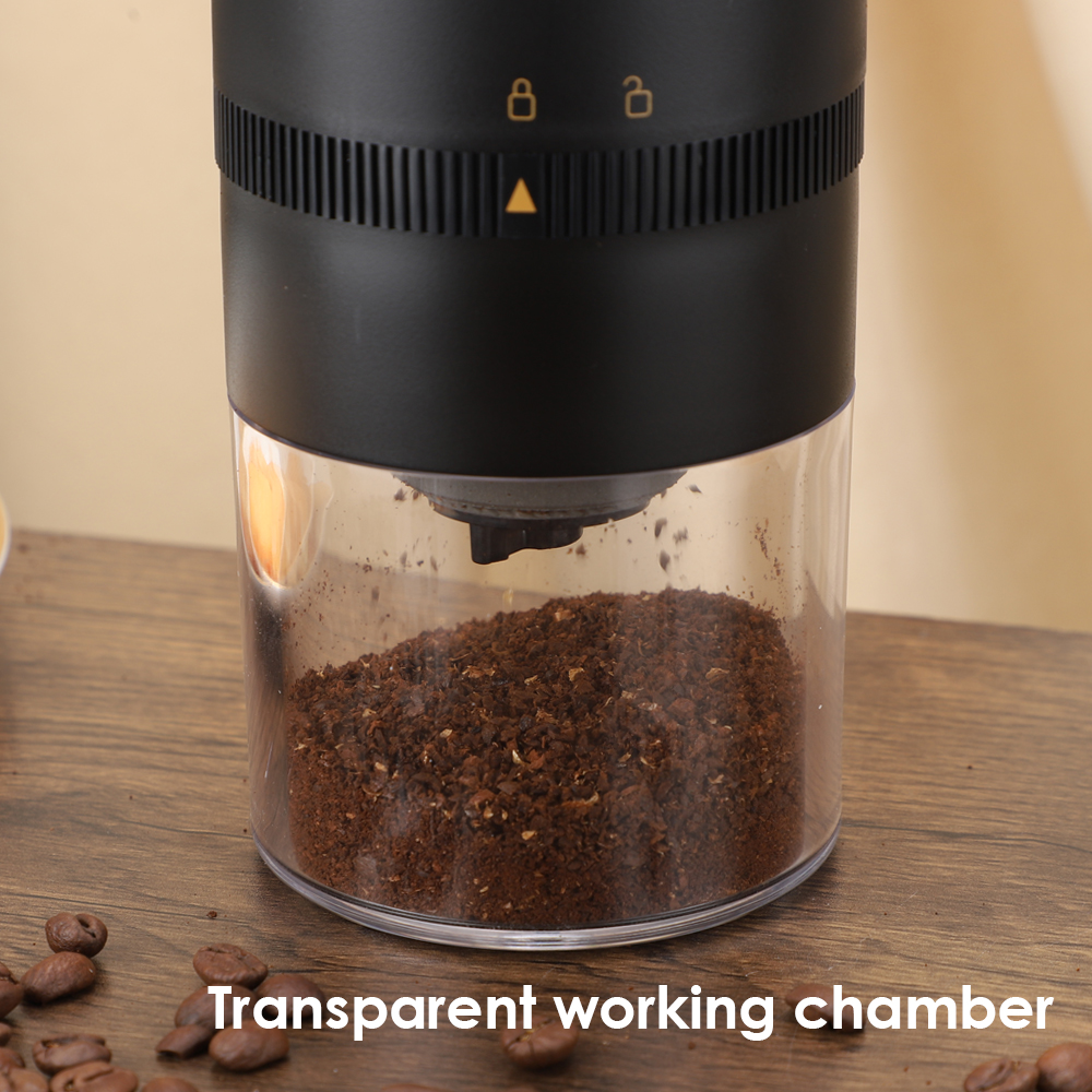 VOCORY Alat Penggiling Biji Kopi Elektrik Coffee Bean Grinder 120ml - HB-985