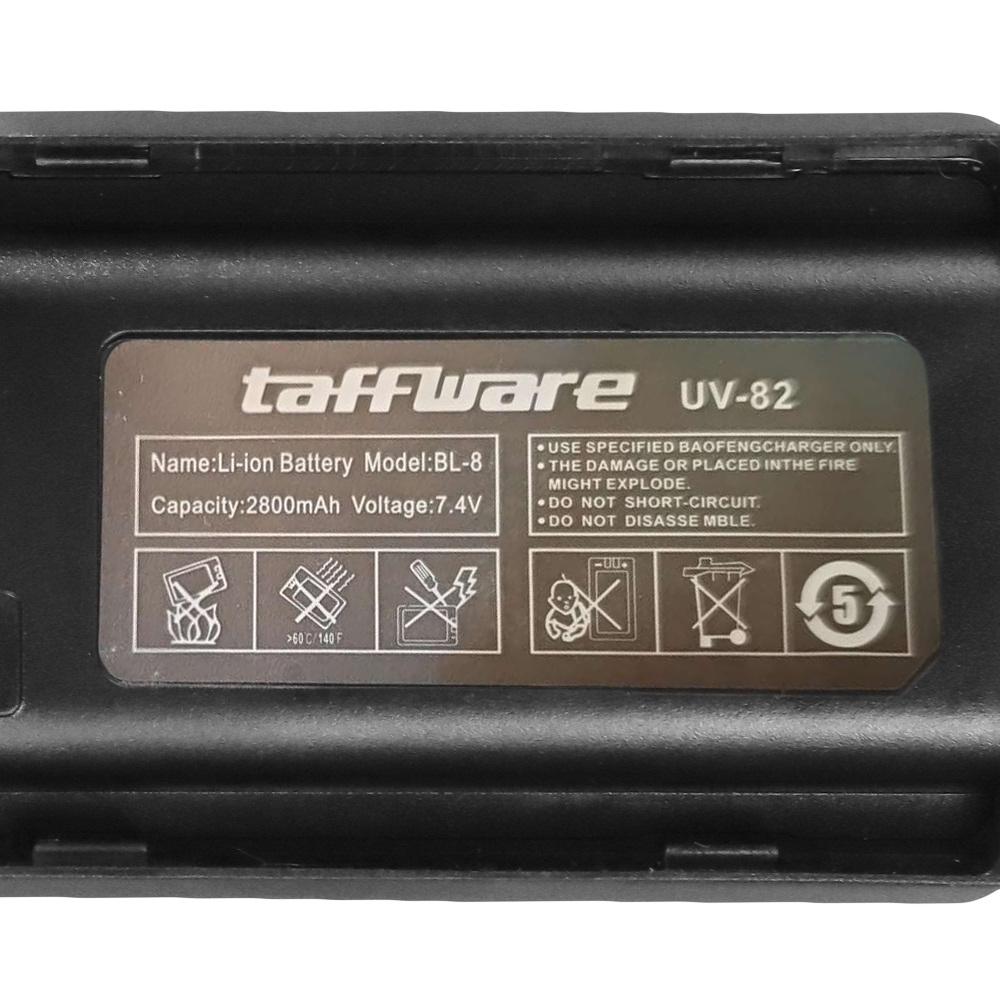 Taffware Baterai Walkie Talkie 2800mAh for Taffware Pofung BF-UV82 - BL-8