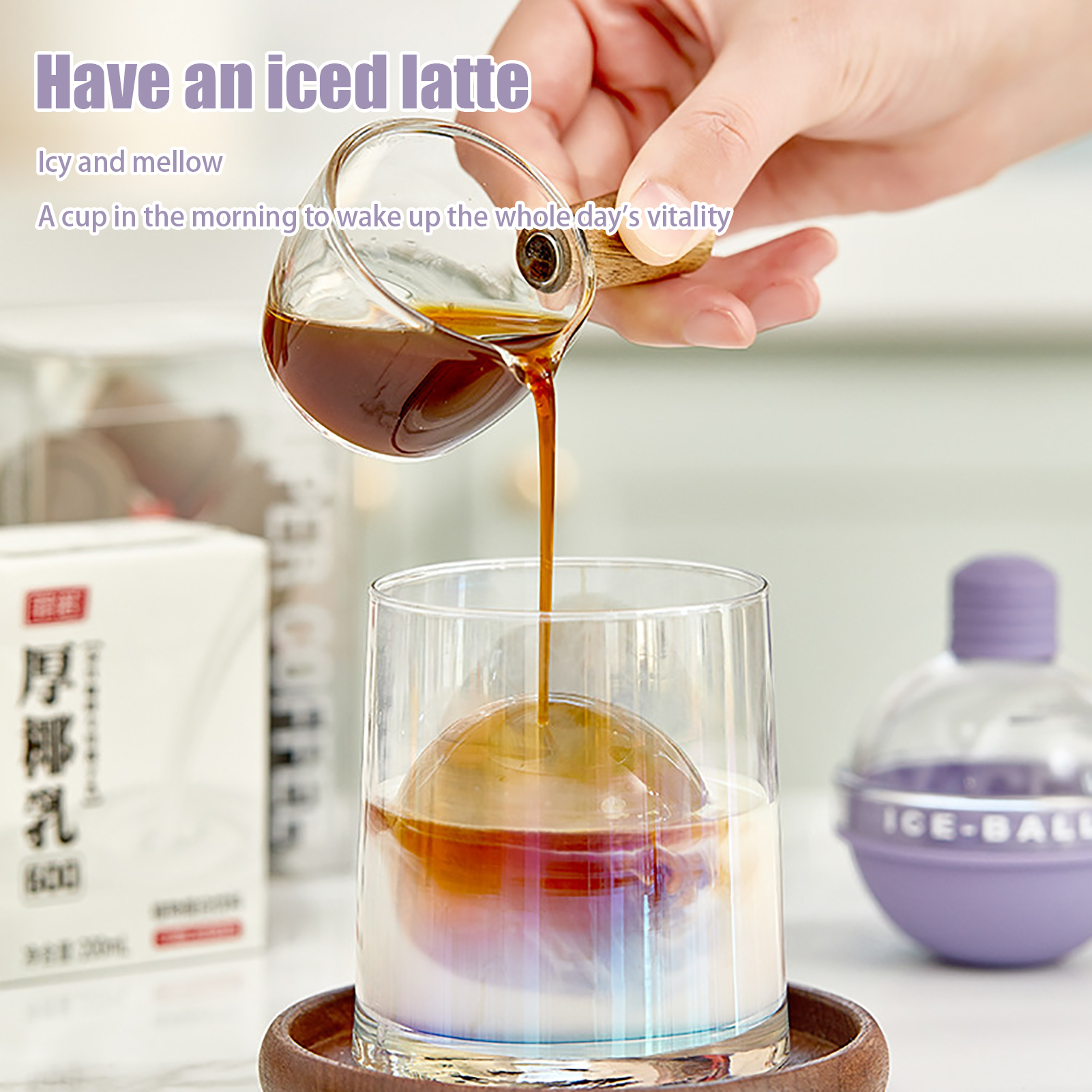SESERN Cetakan Es Batu Silikon Bola Light Bulb Ice Cube Mold - GJ2980