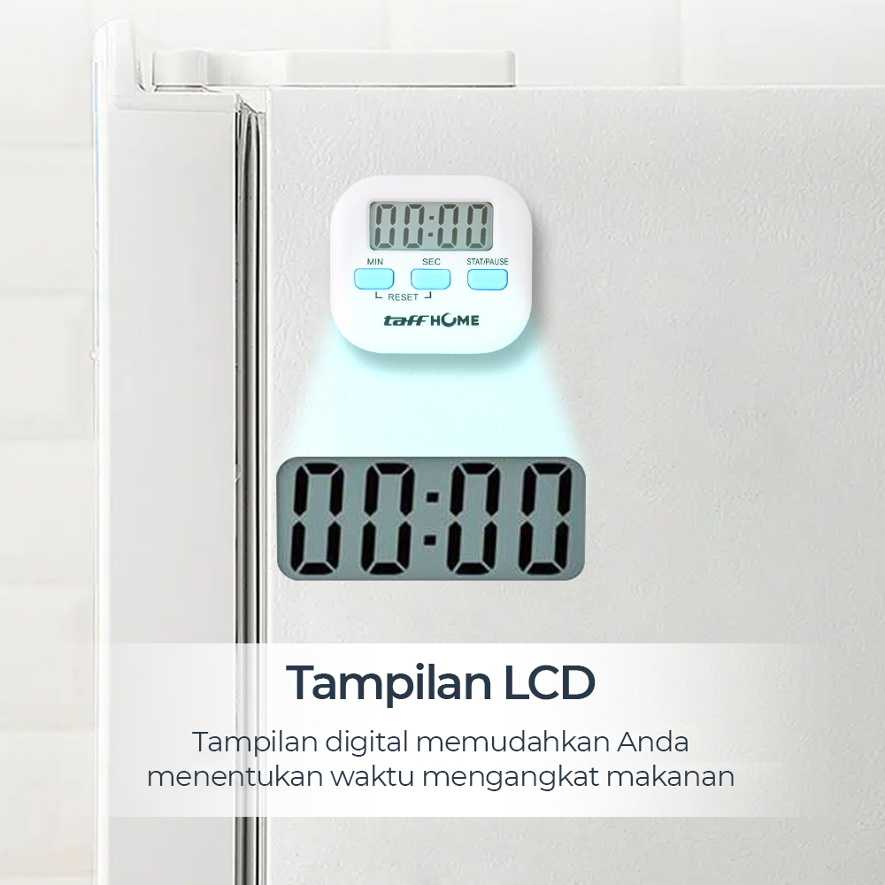 TaffHOME Timer Masak Dapur Magnetic Stopwatch Kitchen Timer - JS-113